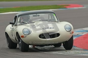 © Octane Photographic Ltd. Donington Park testing, May 3rd 2012. Jon Minshaw - Jaguar E-Type. Digital Ref : 0313cb1d6798