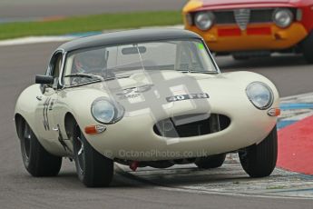 © Octane Photographic Ltd. Donington Park testing, May 3rd 2012. Jon Minshaw - Jaguar E-Type. Digital Ref : 0313cb1d6855