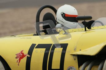 © Octane Photographic Ltd. Donington Park testing, May 3rd 2012. Ex-Carroll Shelby/Dan Gurney Old Yeller Mk.II, Sean McLung. . Digital Ref : 0313cb1d6889