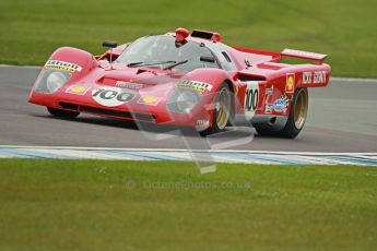 © Octane Photographic Ltd. Donington Park testing, May 3rd 2012. Ex-Ickx/Giunti Ferrari 512M. Digital Ref : 0313cb1d7059