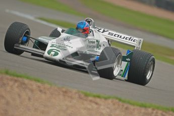 © Octane Photographic Ltd. Donington Park testing, May 3rd 2012. Ex-Keke Rosberg Williams FW08, Historic F1. Digital Ref : 0313cb1d7355