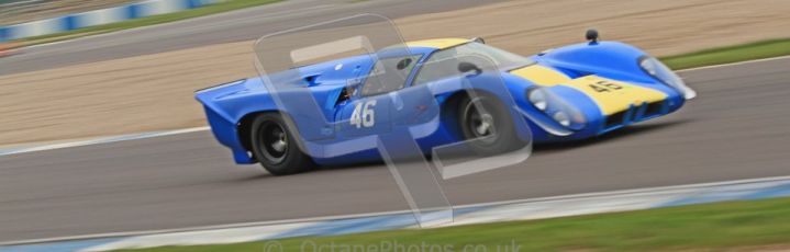 © Octane Photographic Ltd. Donington Park testing, May 3rd 2012. Lola T70. Digital Ref : 0313cb7d9255