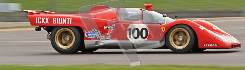© Octane Photographic Ltd. Donington Park testing, May 3rd 2012. Ex-Ickx/Giunti Ferrari 512M. Digital Ref : 0313cb7d9318