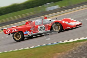 © Octane Photographic Ltd. Donington Park testing, May 3rd 2012. Ex-Ickx/Giunti Ferrari 512M. Digital Ref : 0313cb7d9357