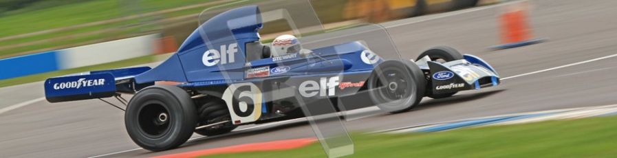 © Octane Photographic Ltd. Donington Park testing, May 3rd 2012. John Delane, ex-Jackie Stewart Tyrrell 006, Historic F1 Championship. Digital Ref : 0313lw7d5970