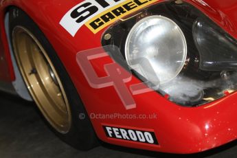 © Octane Photographic Ltd. Donington Park testing, May 3rd 2012. Ex-Ickx/Giunti Ferrari 512M. Digital Ref : 0313cb7d9590