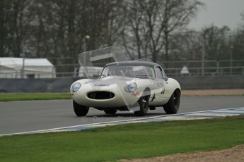 © Octane Photographic Ltd. Donington Park testing, May 3rd 2012. Jon Minshaw - Jaguar E-Type. Digital Ref : 0313lw7d5700