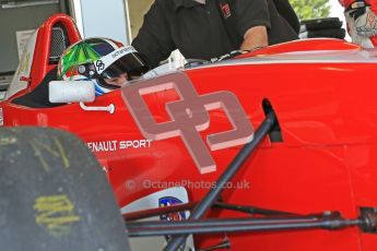 © Octane Photographic Ltd. 2012. Donington Park - General Test Day. Thursday 16th August 2012. Formula Renault BARC. Kieran Vernon - Hillspeed. Digital Ref : 0458cb1d0049