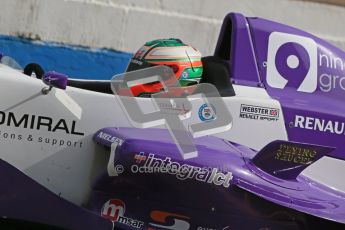 © Octane Photographic Ltd. 2012. Donington Park - General Test Day. Thursday 16th August 2012. Formula Renault BARC. Josh Webster - MGR Motorsport. Digital Ref : 0458cb1d0499