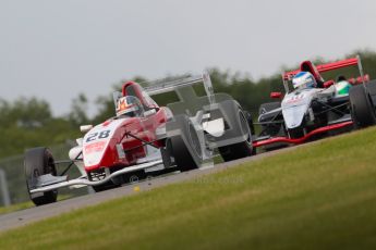 © Octane Photographic Ltd. 2012. Donington Park - General Test Day. Thursday 16th August 2012. Formula Renault BARC. Kieran Vernon - Hillspeed and Michael Epps - JWA-Avila. Digital Ref : 0458ce1d0587