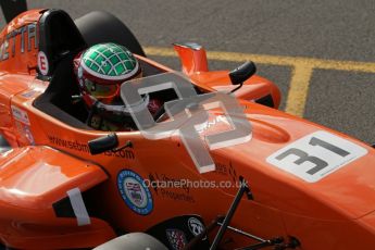 © Octane Photographic Ltd. 2012. Donington Park - General Test Day. Thursday 16th August 2012. Formula Renault BARC. Seb Morris - Fortec Motorsports. Digital Ref : 0458lw7d0029