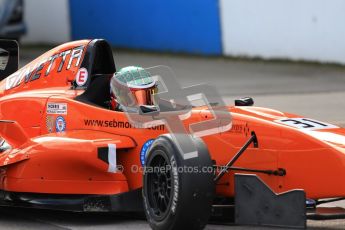 © Octane Photographic Ltd. 2012. Donington Park - General Test Day. Thursday 16th August 2012. Formula Renault BARC. Seb Morris - Fortec Motorsports. Digital Ref : 0458lw7d0130