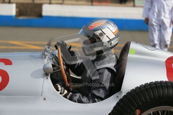 © Octane Photographic Ltd. 2012. Donington Park - General Test Day. Thursday 16th August 2012. 1939 Mercedes W163, Historic F1. Digital Ref : 0458cb1d0379