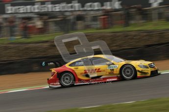 © Octane Photographic Ltd. 2012. DTM – Brands Hatch  - Friday Afternoon Practice. David Coulthard - Mercedes AMG C-Coupe - DHL Paket Mercedes AMG. Digital Ref :