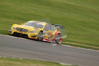 © Octane Photographic Ltd. 2012. DTM – Brands Hatch - Friday Afternoon Practice. David Coulthard - Mercedes AMG C-Coupe - DHL Paket Mercedes AMG. Digital Ref :