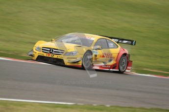 © Octane Photographic Ltd. 2012. DTM – Brands Hatch  - Friday Afternoon Practice. David Coulthard - Mercedes AMG C-Coupe - DHL Paket Mercedes AMG. Digital Ref :