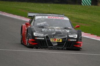 © Octane Photographic Ltd. 2012. DTM – Brands Hatch  - Friday Afternoon Practice. Edoardo Mortara - Playboy Audi A5 DTM - Audi Sport Team Rosberg. Digital Ref :