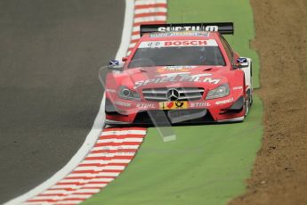 © Octane Photographic Ltd. 2012. DTM – Brands Hatch - Friday Practice 1. Susie Wolff - TV Spielfilm Mercedes AMG C-Coupe. Digital Ref : 0340cb1d7140