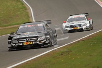 © Octane Photographic Ltd. 2012. DTM – Brands Hatch - Friday Practice 1. Gary Paffett - Mercedes AMG C-Coupe - Thomas Sabo Mercedes AMG. Digital Ref :
