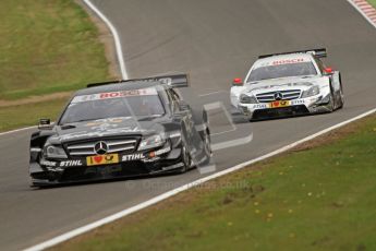 © Octane Photographic Ltd. 2012. DTM – Brands Hatch  - Friday Practice 1. Gary Paffett - Mercedes AMG C-Coupe - Thomas Sabo Mercedes AMG. Digital Ref :