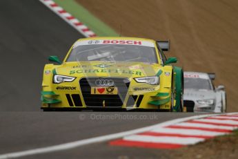 © Octane Photographic Ltd. 2012. DTM – Brands Hatch  - Friday Practice 1. Mike Rockenfeller - Audi A5 DTM - Audi Sport Team Phoenix. Digital Ref :