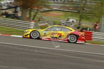 © Octane Photographic Ltd. 2012. DTM – Brands Hatch  - Friday Practice 1. David Coulthard - Mercedes AMG C-Coupe - DHL Paket Mercedes AMG. Digital Ref : 0340lw7d9765