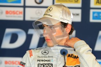 © Octane Photographic Ltd. 2012. DTM – Brands Hatch  - Saturday Press Conference. Digital Ref :