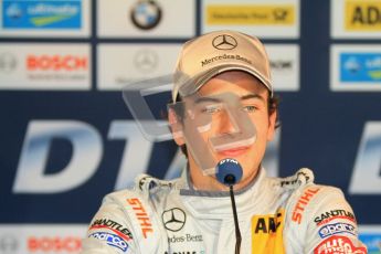 © Octane Photographic Ltd. 2012. DTM – Brands Hatch  - Saturday Press Conference. Digital Ref :