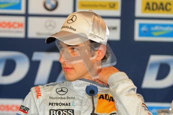 © Octane Photographic Ltd. 2012. DTM – Brands Hatch - Saturday Press Conference. Christian Vietoris . Digital Ref :