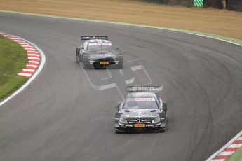 © Octane Photographic Ltd. 2012. DTM – Brands Hatch - Race. Sunday 20th May 2012. Gary Paffett - Mercedes AMG C-Coupe - Thomas Sabo Mercedes AMG and Bruno Spengler - BMW M3 DTM - BMW Team Schnitzer. Digital Ref :