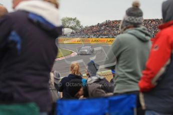 © Octane Photographic Ltd. 2012. DTM – Brands Hatch  - Race. Sunday 20th May 2012. Gary Paffett seen through the crowd - Mercedes AMG C-Coupe - Thomas Sabo Mercedes AMG. Digital Ref :