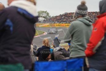 © Octane Photographic Ltd. 2012. DTM – Brands Hatch - Race. Sunday 20th May 2012. Gary Paffett seen through the crowd - Mercedes AMG C-Coupe - Thomas Sabo Mercedes AMG. Digital Ref :