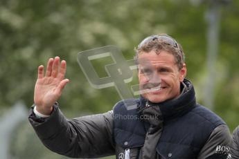 © Octane Photographic Ltd. 2012. DTM – Brands Hatch - Drivers Parade. Sunday 20th May 2012. David Coulthard. Digital Ref : 0348lw7d5819