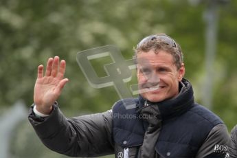 © Octane Photographic Ltd. 2012. DTM – Brands Hatch  - Drivers Parade. Sunday 20th May 2012. David Coulthard. Digital Ref : 0348lw7d5819