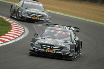 © Octane Photographic Ltd. 2012. DTM – Brands Hatch - DTM Warm up session. Sunday 20th May 2012. Gary Paffett - Mercedes AMG C-Coupe - Thomas Sabo Mercedes AMG. Digital Ref :