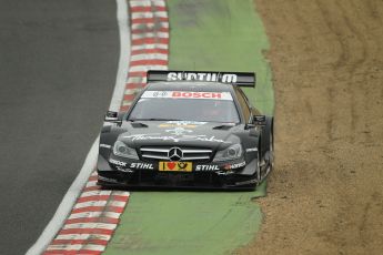 © Octane Photographic Ltd. 2012. DTM – Brands Hatch - DTM Warm up session. Sunday 20th May 2012. Gary Paffett - Mercedes AMG C-Coupe - Thomas Sabo Mercedes AMG. Digital Ref :
