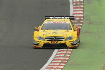 © Octane Photographic Ltd. 2012. DTM – Brands Hatch - DTM Warm up session. Sunday 20th May 2012. David Coulthard - Mercedes AMG C-Coupe - DHL Paket Mercedes AMG. Digital Ref :