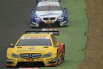 © Octane Photographic Ltd. 2012. DTM – Brands Hatch - DTM Warm up session. Sunday 20th May 2012. David Coulthard - Mercedes AMG C-Coupe - DHL Paket Mercedes AMG. Digital Ref :