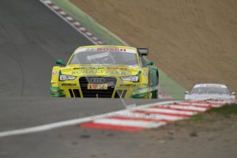 © Octane Photographic Ltd. 2012. DTM – Brands Hatch - DTM Warm up session. Sunday 20th May 2012. Mike Rockenfeller - Audi A5 DTM - Audi Sport Team Phoenix. Digital Ref : 0347lw7d5100