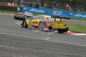 © Octane Photographic Ltd. 2012. DTM – Brands Hatch - DTM Warm up session. Sunday 20th May 2012. David Coulthard - Mercedes AMG C-Coupe - DHL Paket Mercedes AMG. Digital Ref : 0347lw7d5159