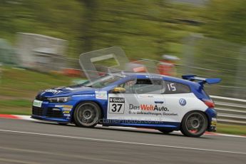 © Octane Photographic Ltd. 2012. DTM – Brands Hatch  - Volkswagen Scirocco R-Cup Qulaifying. Digital Ref :