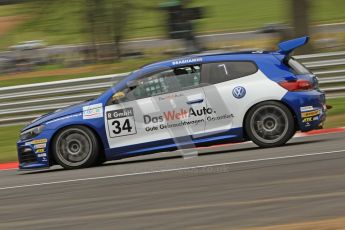 © Octane Photographic Ltd. 2012. DTM – Brands Hatch  - Volkswagen Scirocco R-Cup Qulaifying. Digital Ref :