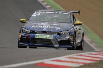 © Octane Photographic Ltd. 2012. DTM – Brands Hatch  - Volkswagen Scirocco R-Cup Qulaifying. Digital Ref :