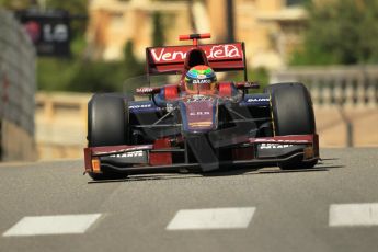© Octane Photographic Ltd. 2012. F1 Monte Carlo - GP2 Practice 1. Thursday 24th May 2012. Fabrizio Crestani - Venezula GP Lazarus. Digital Ref : 0353cb1d0619