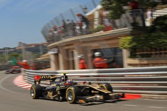 © Octane Photographic Ltd. 2012. F1 Monte Carlo - GP2 Practice 1. Thursday 24th May 2012. Esteban Gutierrez - Lotus GP. Digital Ref : 0353cb7d7627