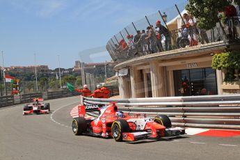 © Octane Photographic Ltd. 2012. F1 Monte Carlo - GP2 Practice 1. Thursday 24th May 2012. Simon Trummer - Arden International. Digital Ref : 0353cb7d7646