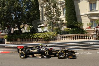 © Octane Photographic Ltd. 2012. F1 Monte Carlo - GP2 Practice 1. Thursday 24th May 2012. Esteban Gutierrez - Lotus GP. Digital Ref : 0353cb7d7672