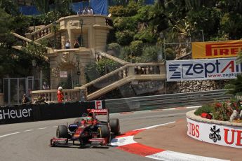 © Octane Photographic Ltd. 2012. F1 Monte Carlo - GP2 Practice 1. Thursday  24th May 2012. Fabrizio Crestani - Venezula GP Lazarus. Digital Ref : 0353cb7d7886
