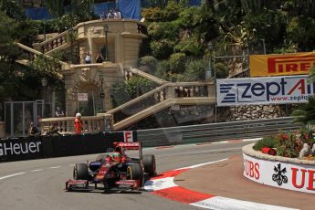 © Octane Photographic Ltd. 2012. F1 Monte Carlo - GP2 Practice 1. Thursday 24th May 2012. Fabrizio Crestani - Venezula GP Lazarus. Digital Ref : 0353cb7d7886