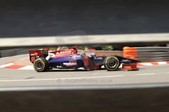 © Octane Photographic Ltd. 2012. F1 Monte Carlo - GP2 Practice 1. Thursday  24th May 2012. Fabrizio Crestani - Venezula GP Lazarus. Digital Ref : 0353cb7d7932